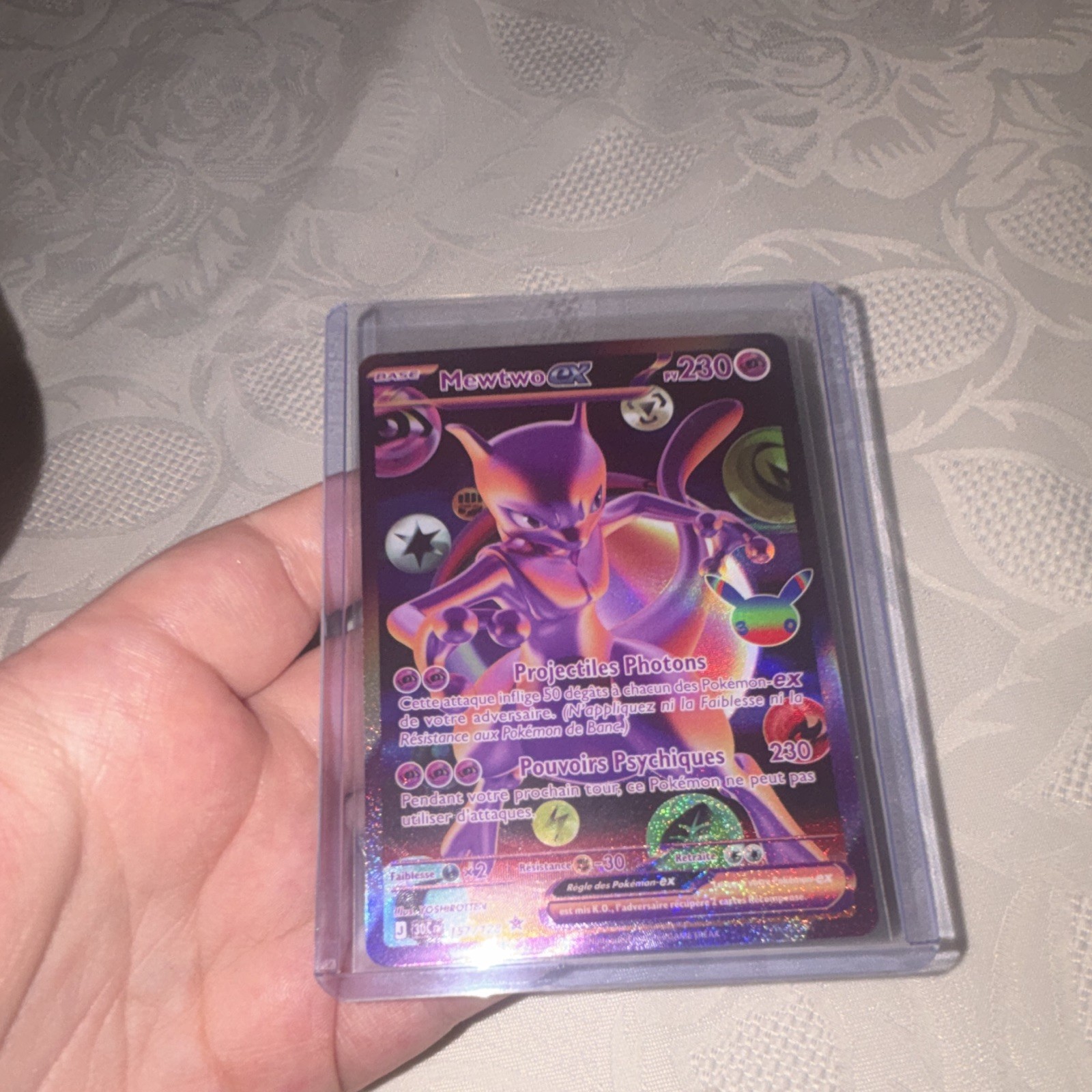 Pokemon 30 Years Mewtwo-EX Futuristic 157/128 30th