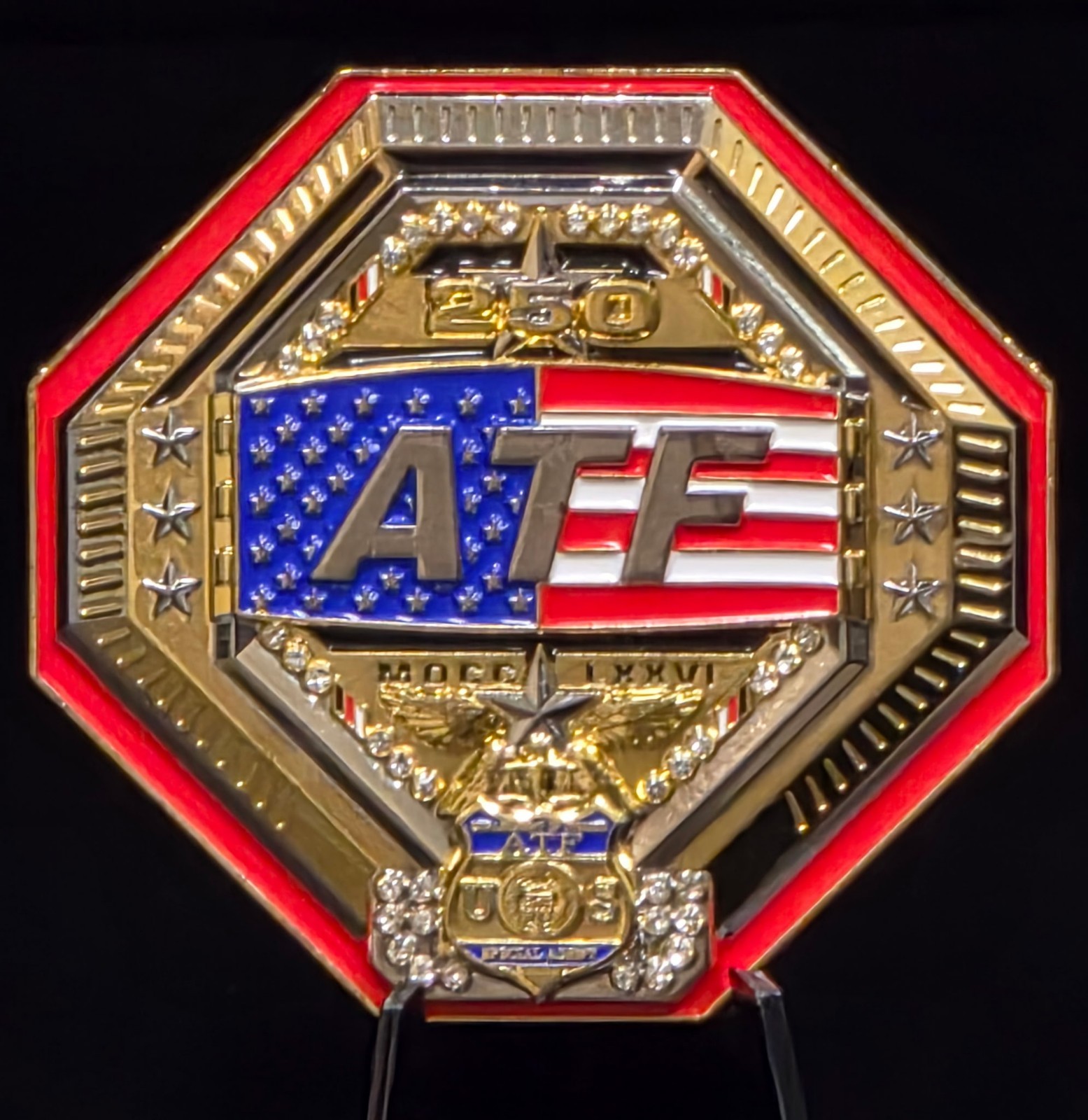 💥LIMITED ATF UFC 250💥America 250 UFC Challenge Coin💥HUGE 3\
