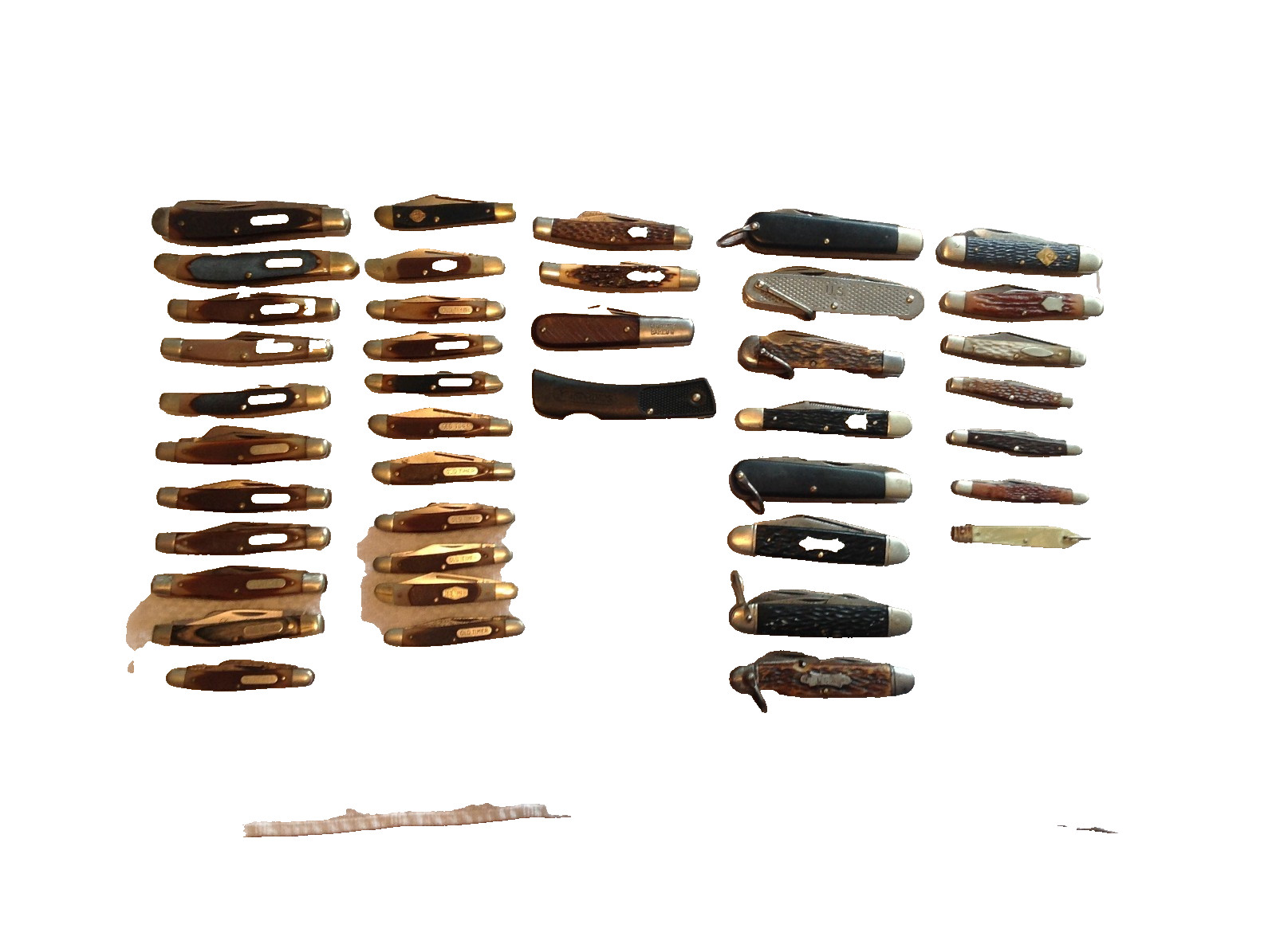 Vintage POCKET KNIFE Collection of 41 CAMILLUS & Old Timer + 9 ODD ADVERTISING