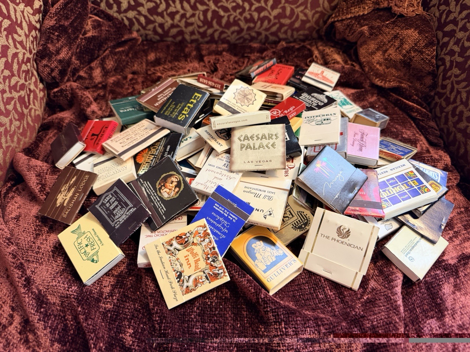 Huge Lot Of 100+ Matchbooks & Boxes From Across the US & Beyond - L👀K Set #16