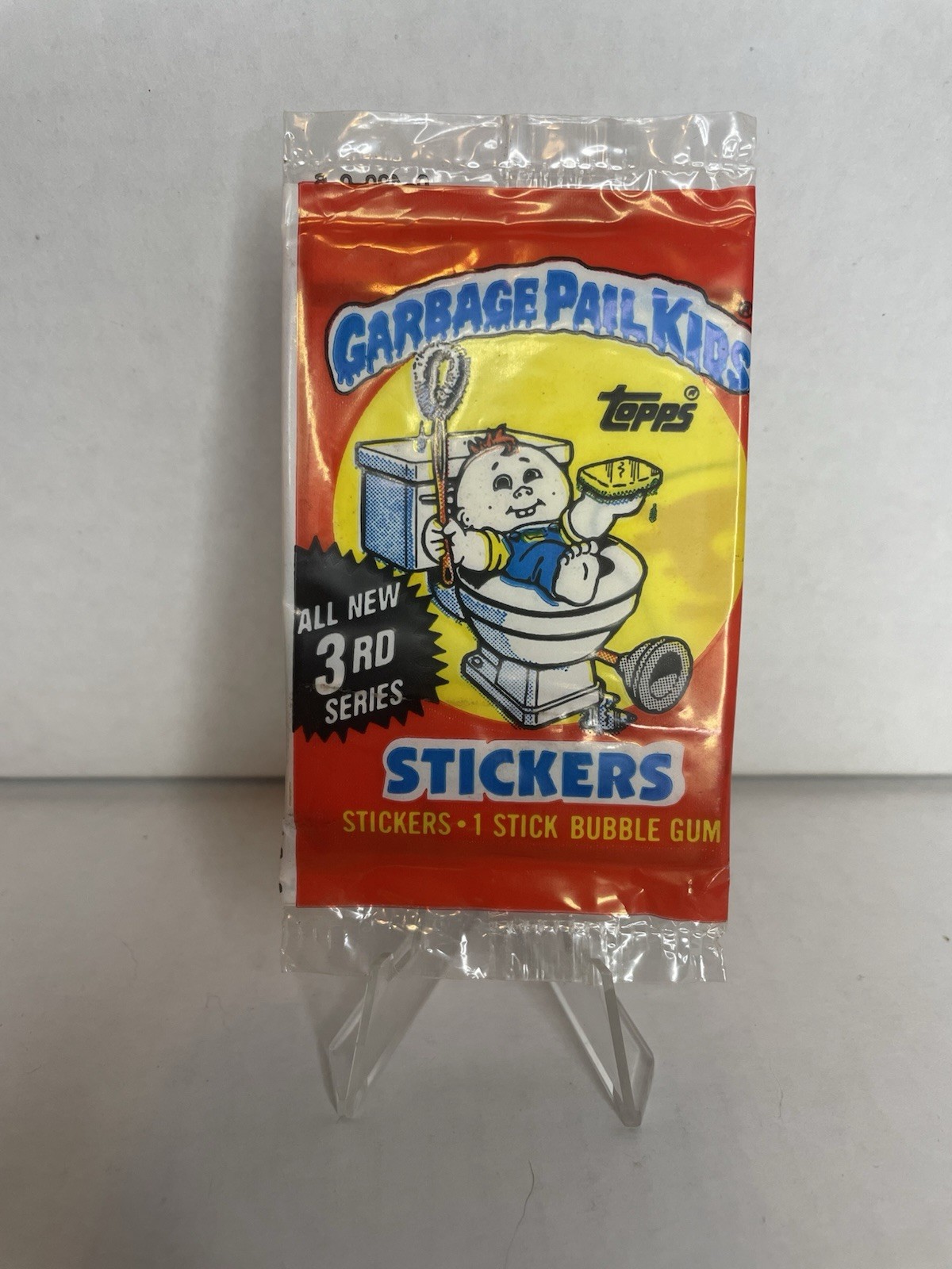 1985 Topps Garbage Pail Kids Series 3 British UK Stickers Sealed Pack