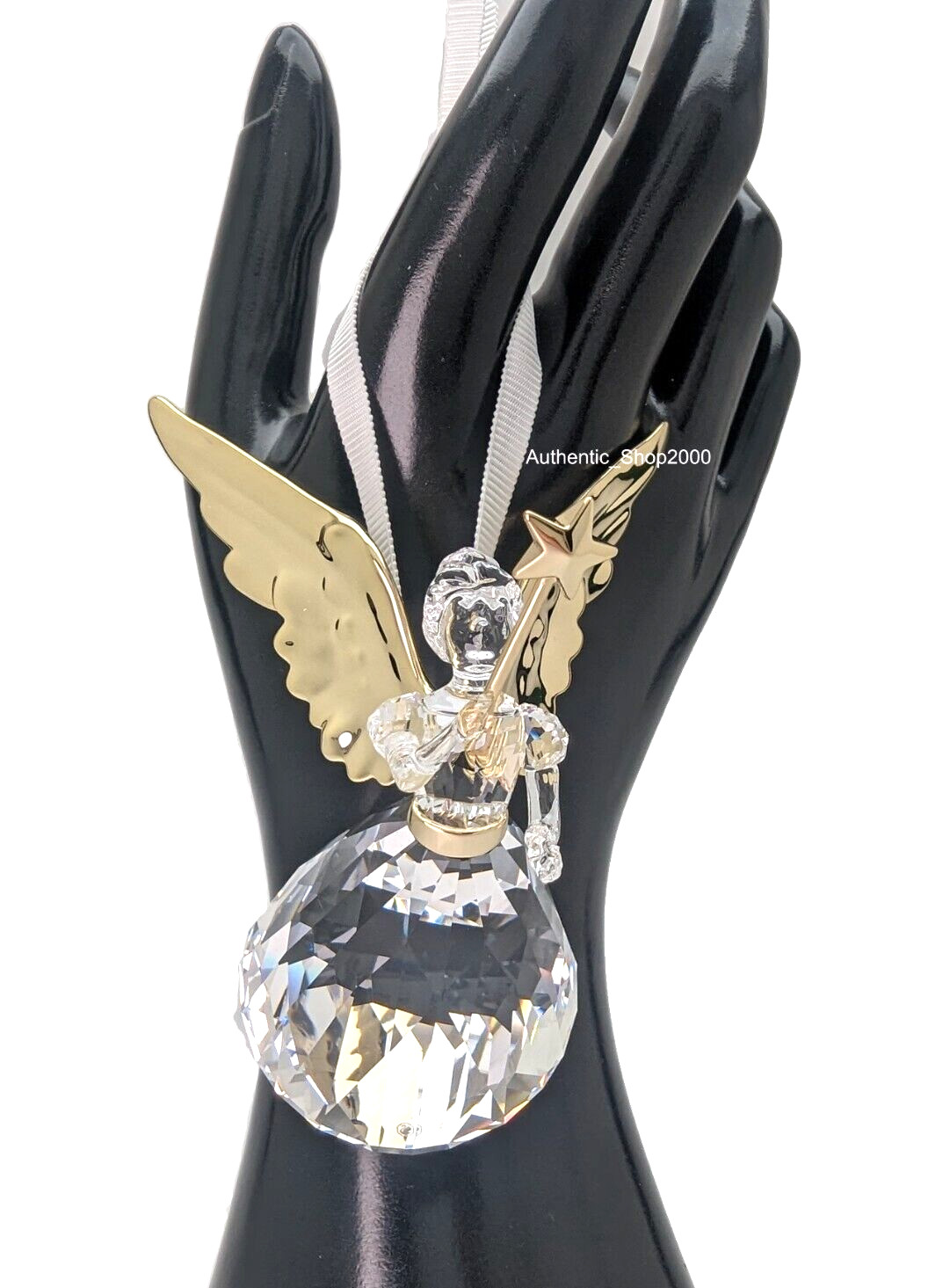 New 100% SWAROVSKI Crystal Holiday Magic Lovely Angel Ornament w Box 5657008