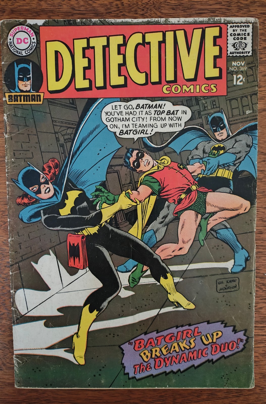 DC Comics Detective Comics #369 (Nov) Batman Robin Batgirl
