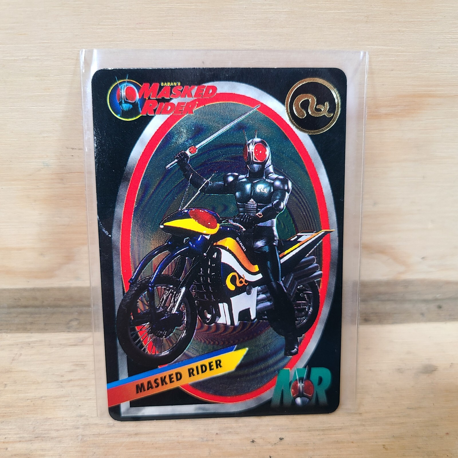 CARDZILLION MASKED RIDER - RARE VINTAGE VENDING MACHINE CARD