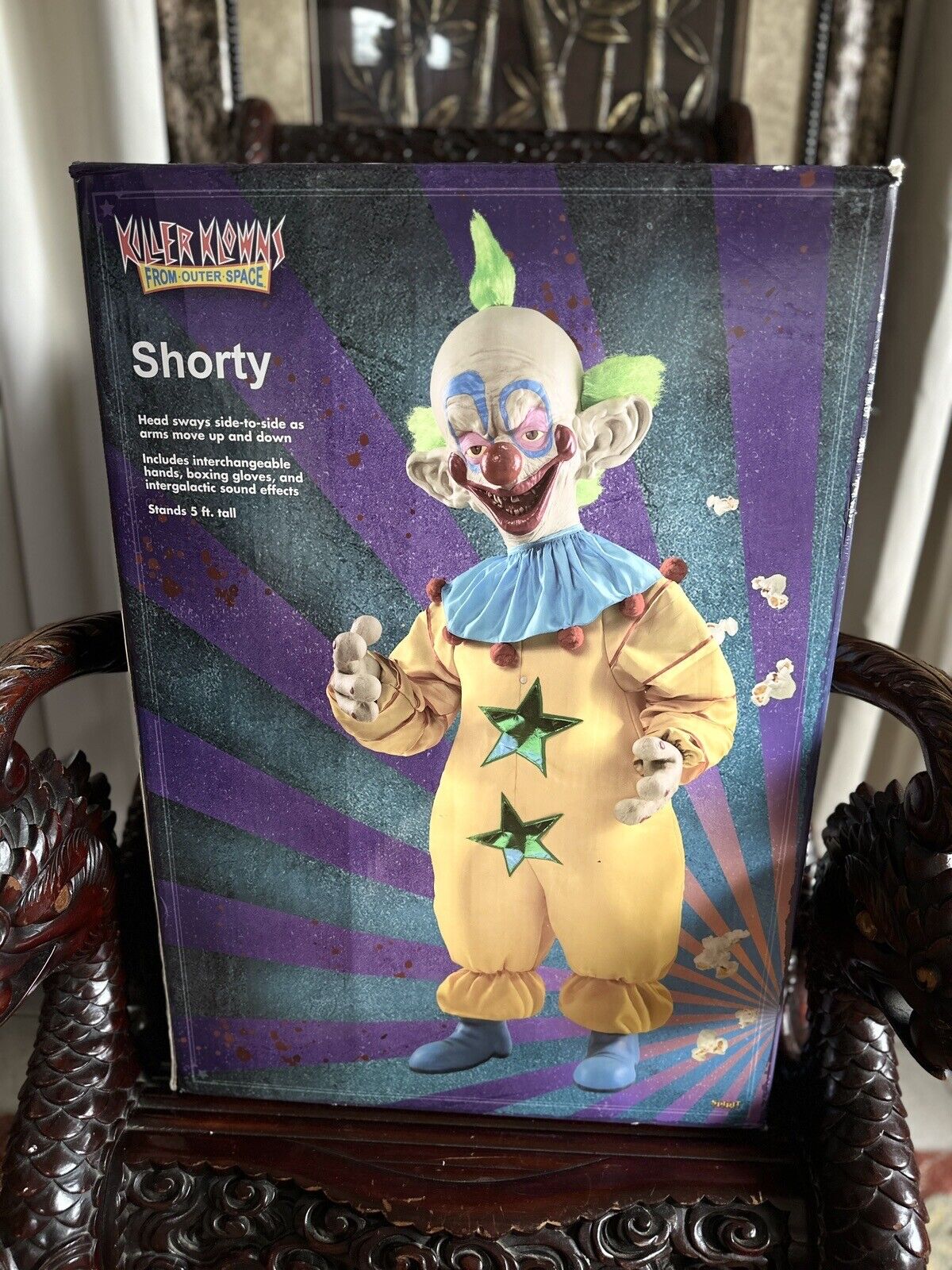 Spirit Halloween Shorty Clown Animatronic Life Size Animated Killer Klowns