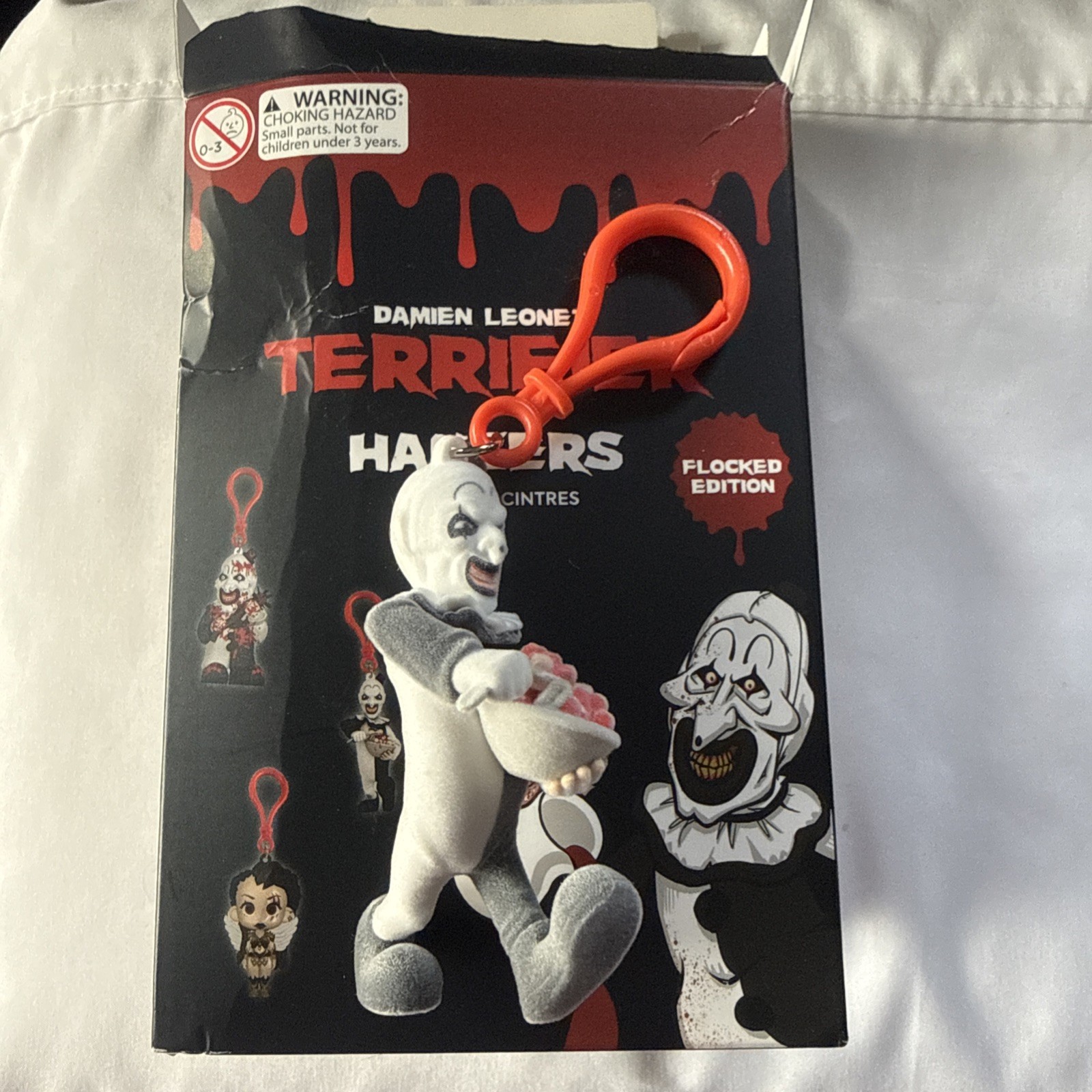 UCC Distributing Damien Leone\'s Terrifier Art The Clown Flocked Edition Hanger.