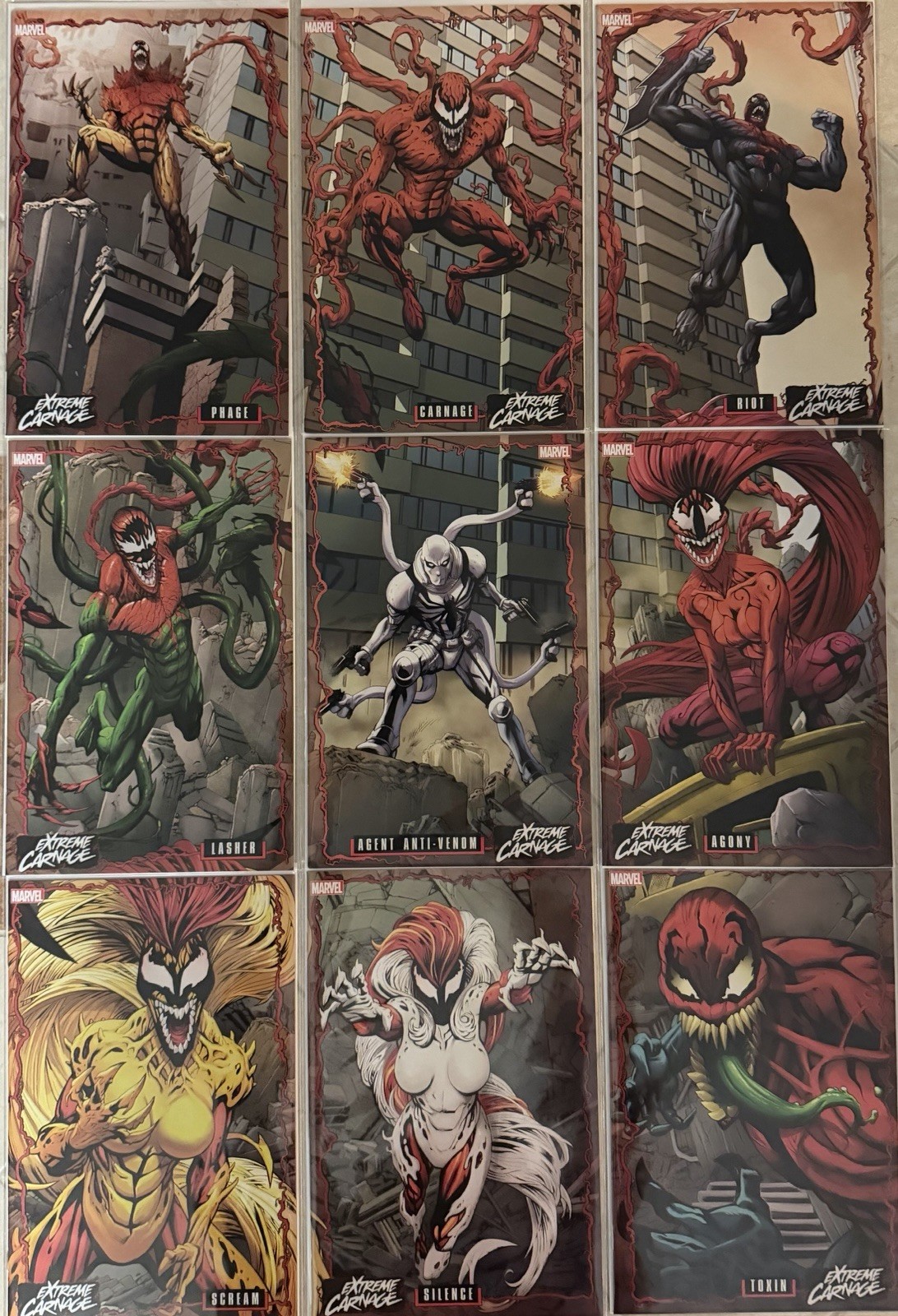 Extreme Carnage Connecting Cover SET (9) Marvel Comics 2021 1st Print NM/NM+