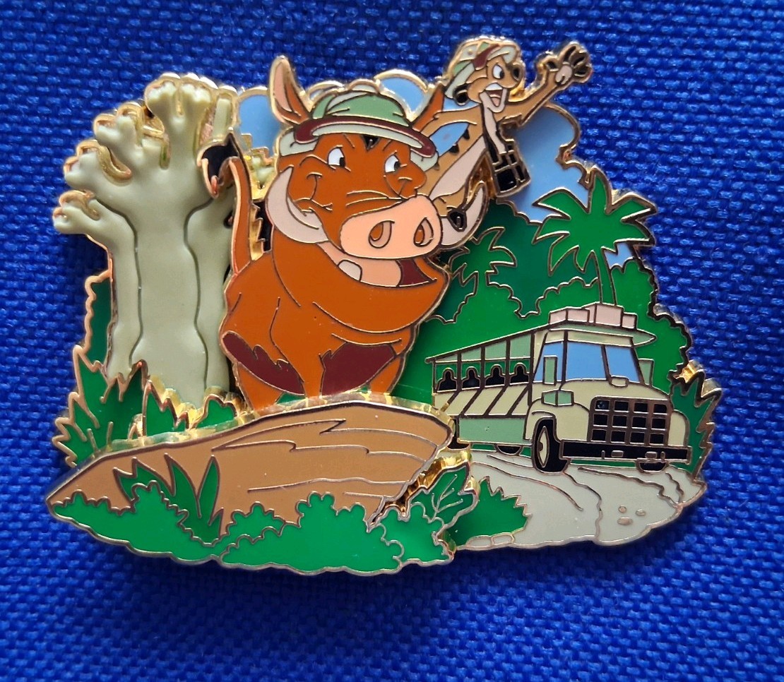 Disney Where Dreams HapPin Timon&Pumba Kilimanjaro Safari Pin LE 250