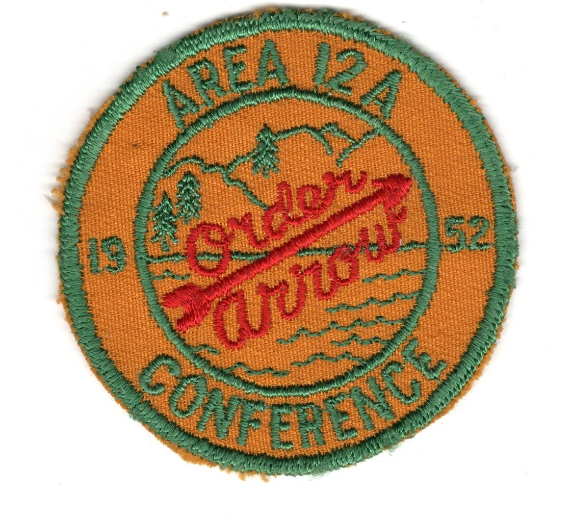 OA Rare 1952 Area 12A Conference Patch SoCal
