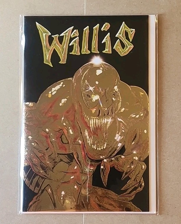 Kyle Willis Gold Lethal Protector Venom W/ Special Signature And COA RARE Foil