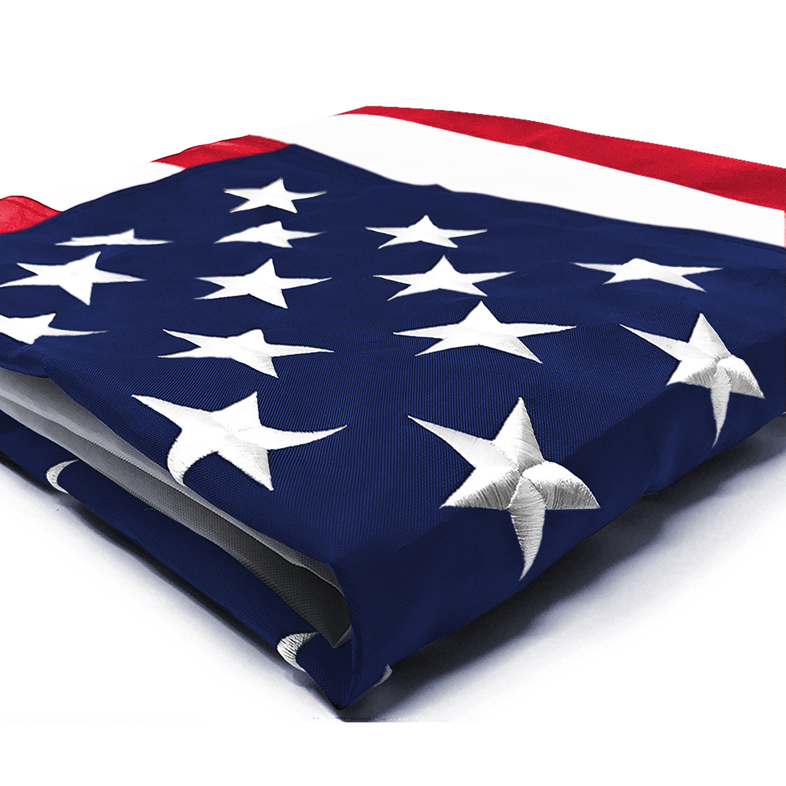 Anley EverStrong 5x8ft American Flag Embroidered Sewn Stripes USA Flag Polyester