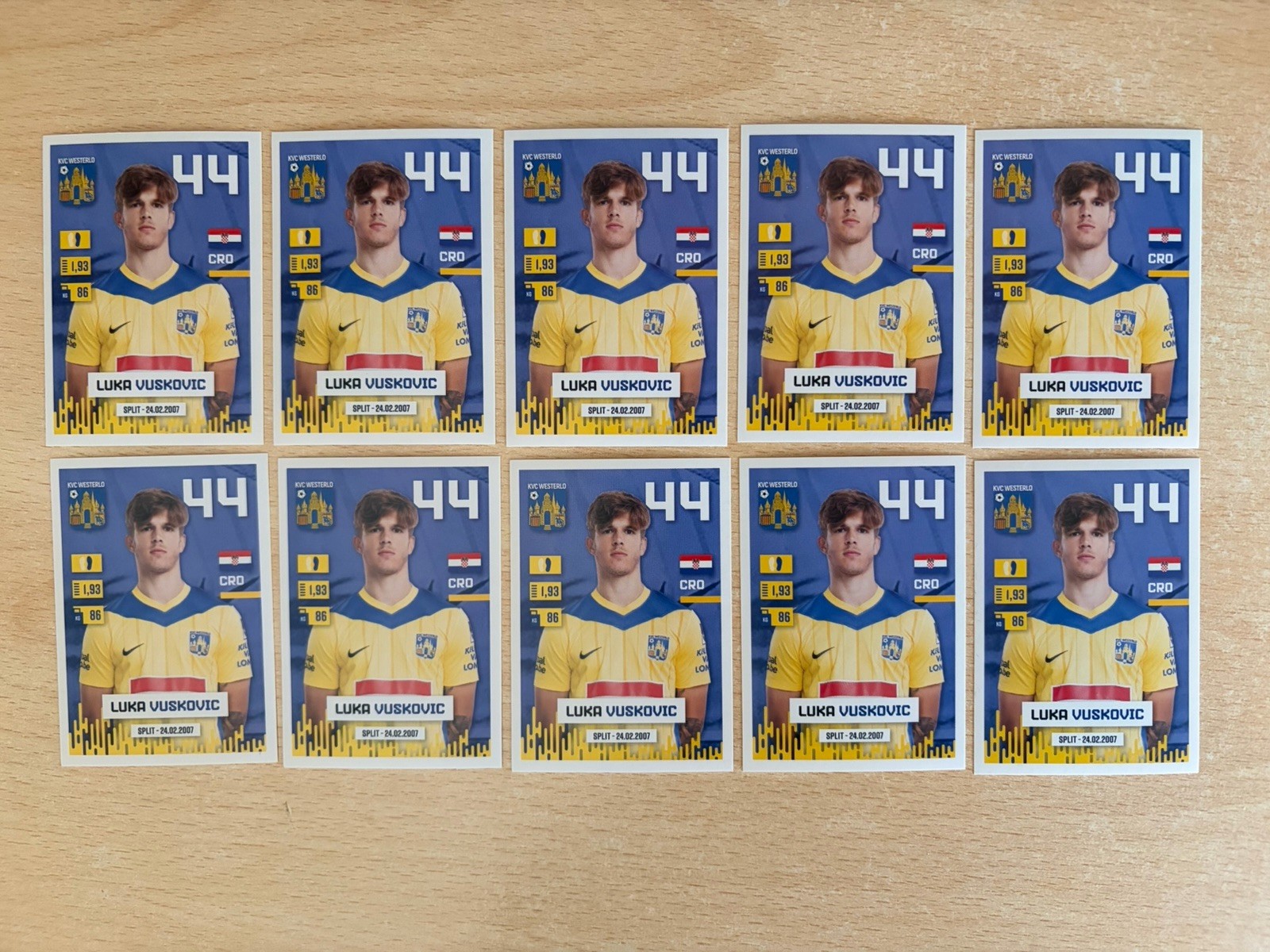 Panini Pro League 2024-2025 Luka Vuskovic Rookie Sticker N.396 Lot x10 Panini Pro League 2024-2025 Luka Vuskovic Rookie Sticker N.396 Lot x10