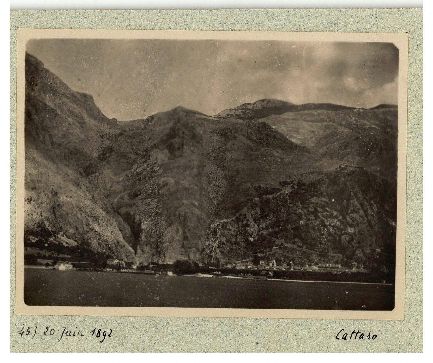 Montenegro, Kotor, Kotor Original Vintage Print.  print d'era 10