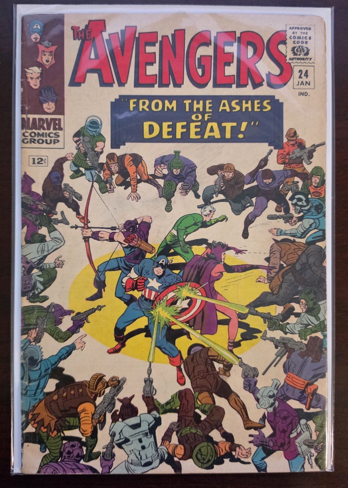 The Avengers #24 VG 2nd App. Ravonna Renslayer (Marvel Comics January 1966)