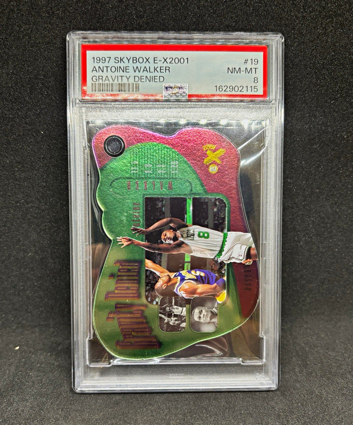 SkyBox 1997 E-X2001 Gravity Denied Antoine Walker #19 PSA 8 , pop 5, 2 higher