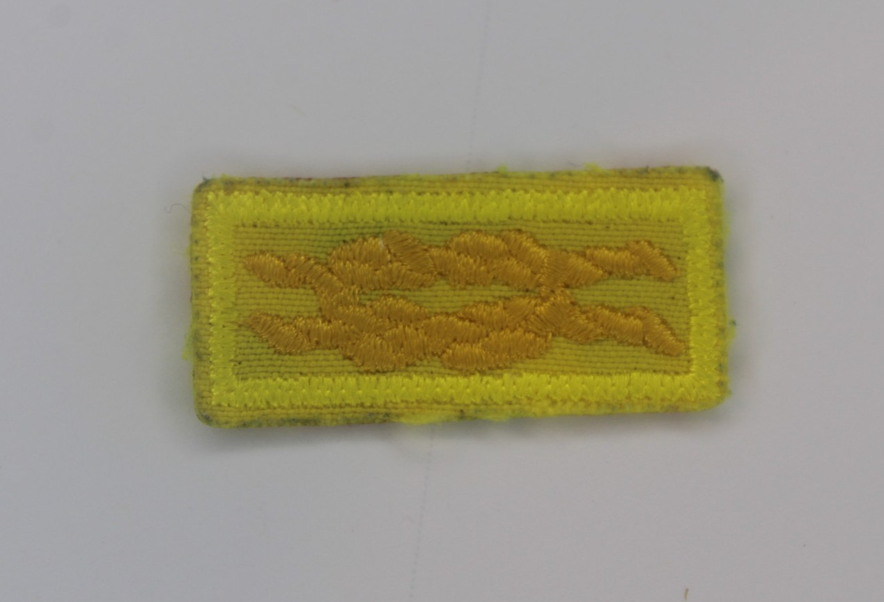 Webelos Den Leader Yellow Square Knot Boy Scouts of America BSA Patch