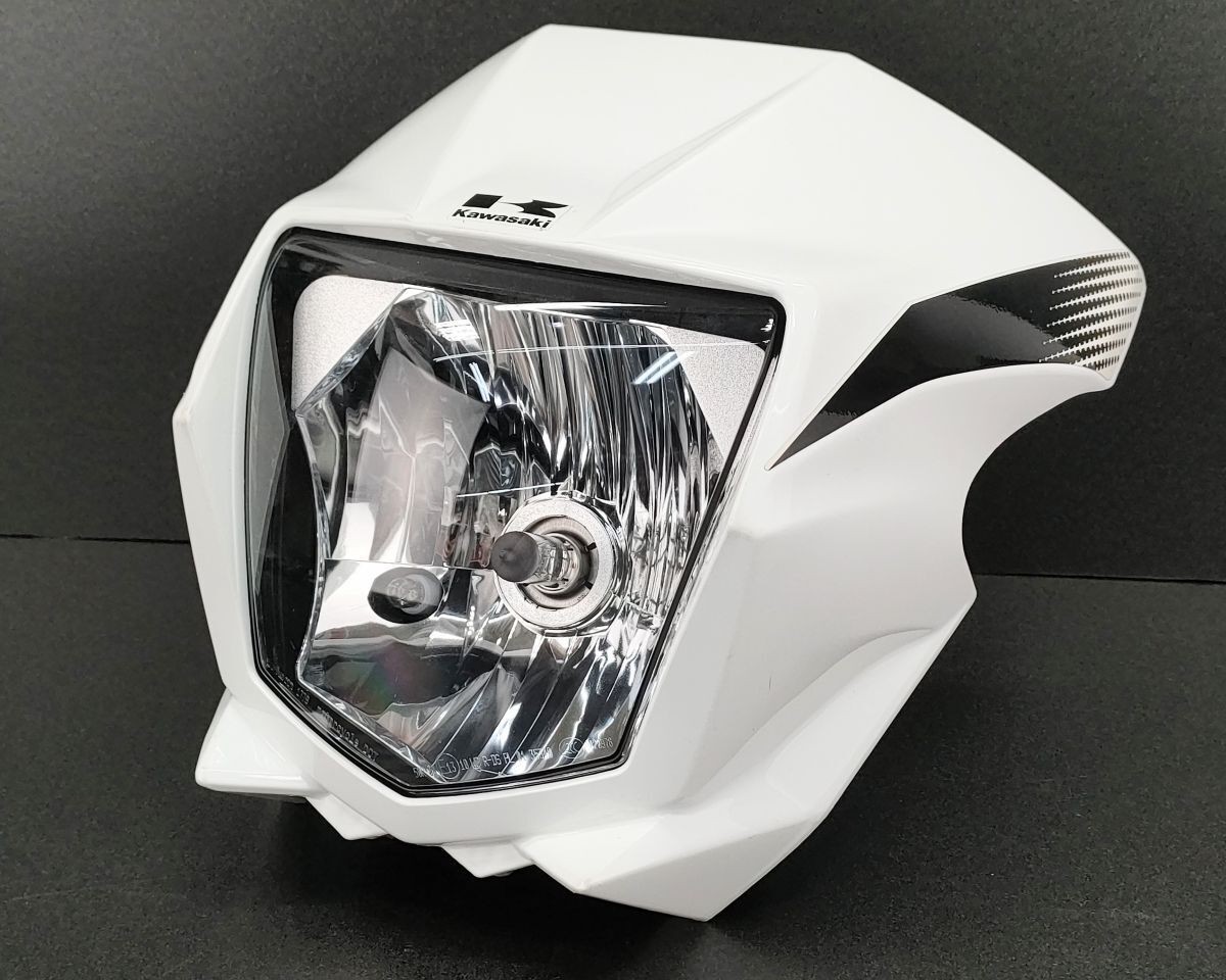 Kawasaki KLX230 OEM Headlight Cowl White 55022-0324 Genuine Used Japan
