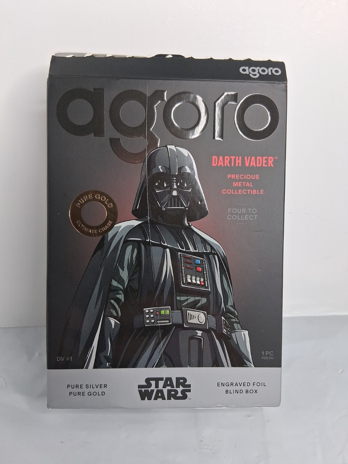 Agoro Star Wars Darth Vader Blind Box Opened 2025 Silver