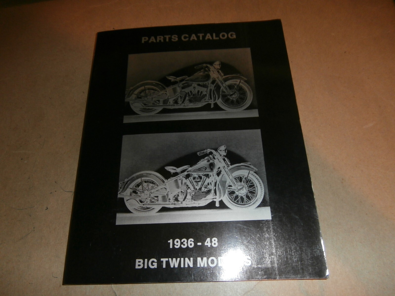 Vintage 1936 - 1948 Harley Davidson Big Twin Models Motorcycle Parts Catalog