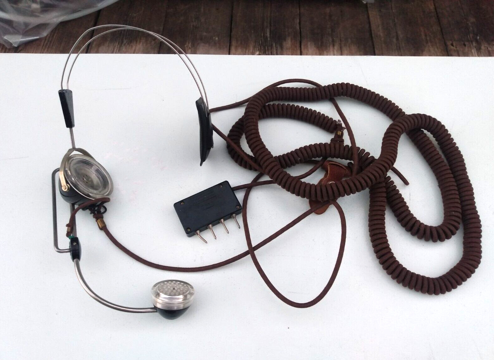 Vintage Military Radio Headset