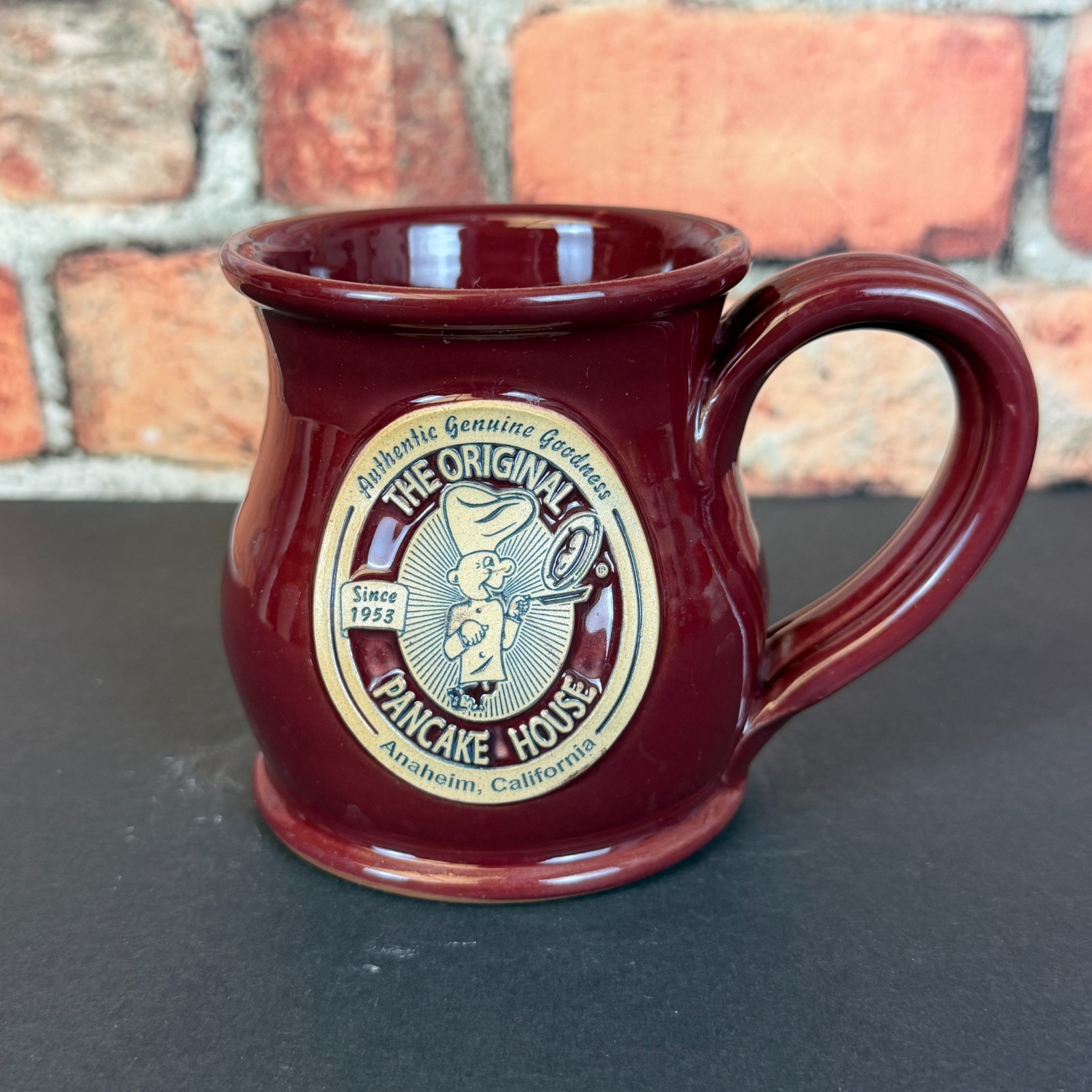 Deneen Pottery Original Pancake House Redmond OR 12 oz Stoneware Mug 2019