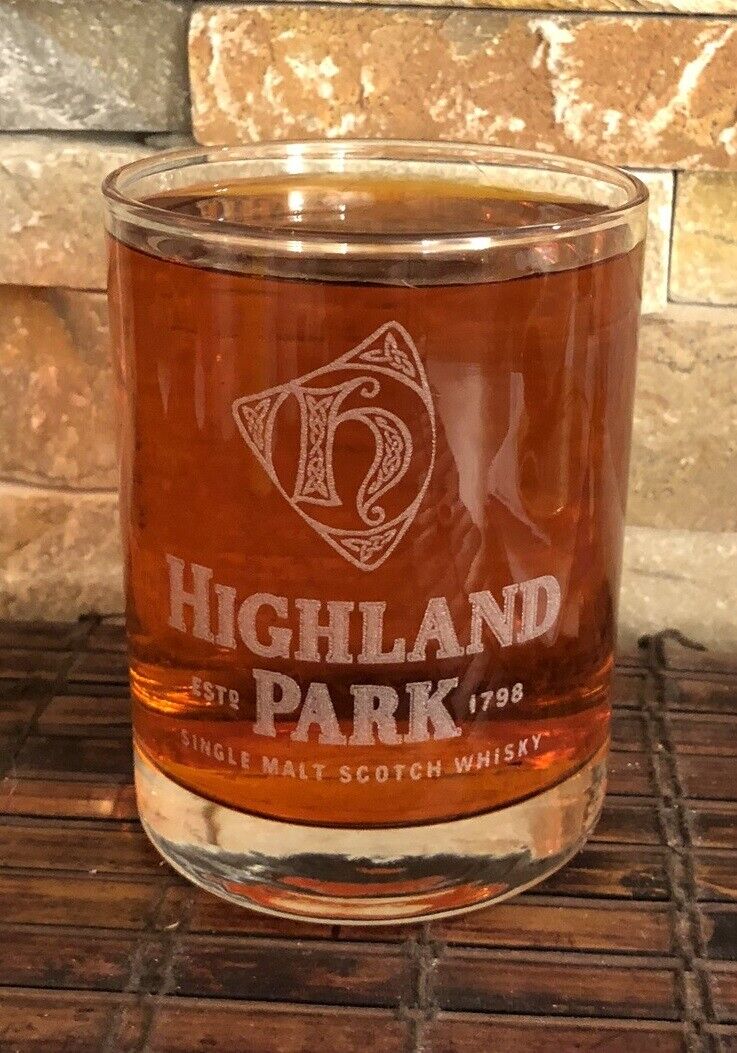HIGHLAND PARK Collectible Whiskey Glass 8 Oz