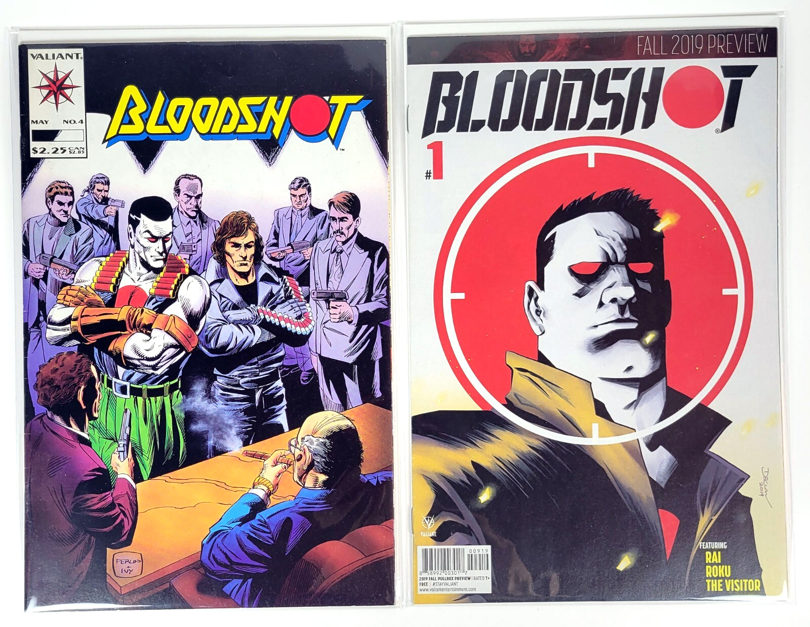 Two Valiant Comic Books \