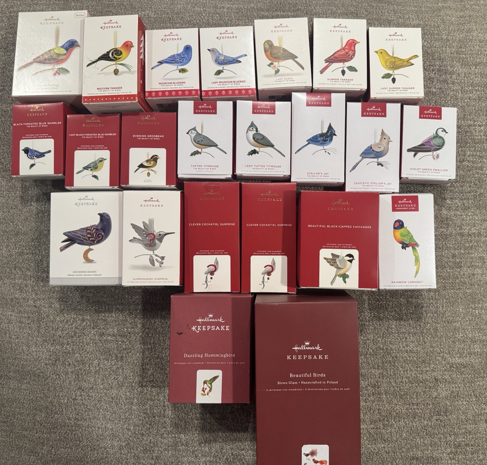 🐦‍⬛Hallmark Keepsake 23 Piece Lot Beauty of Birds Including LE’s and Specials