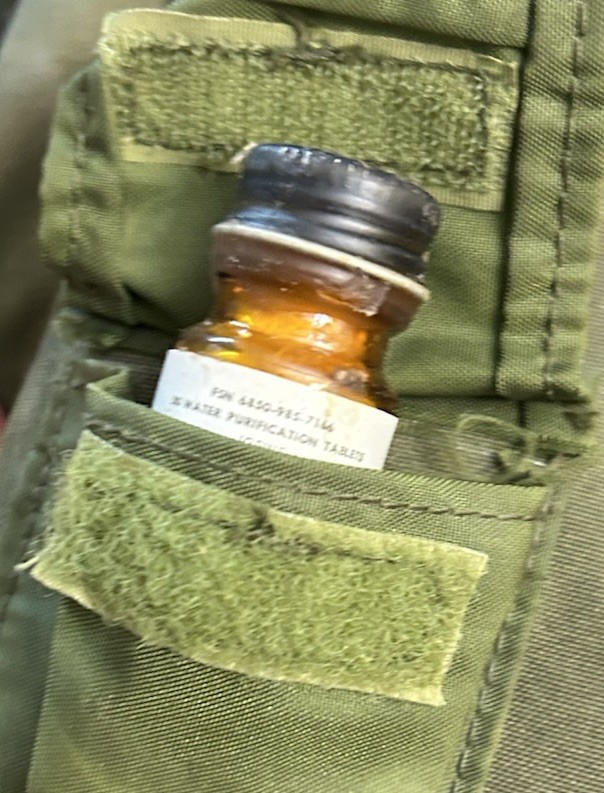 UNISSUED Early Vietnam War Era 1962 US GI Army USMC Water Purification Tablets