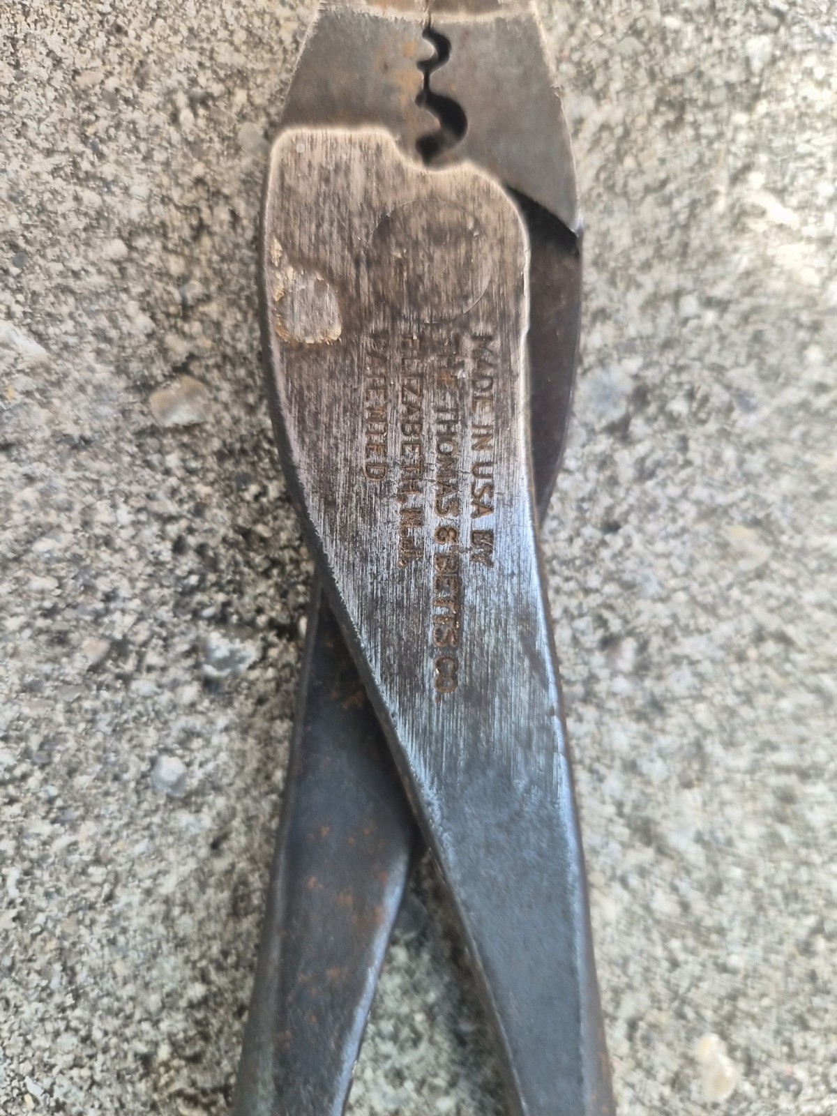 Vintage Thomas & Betts Crimping Pliers