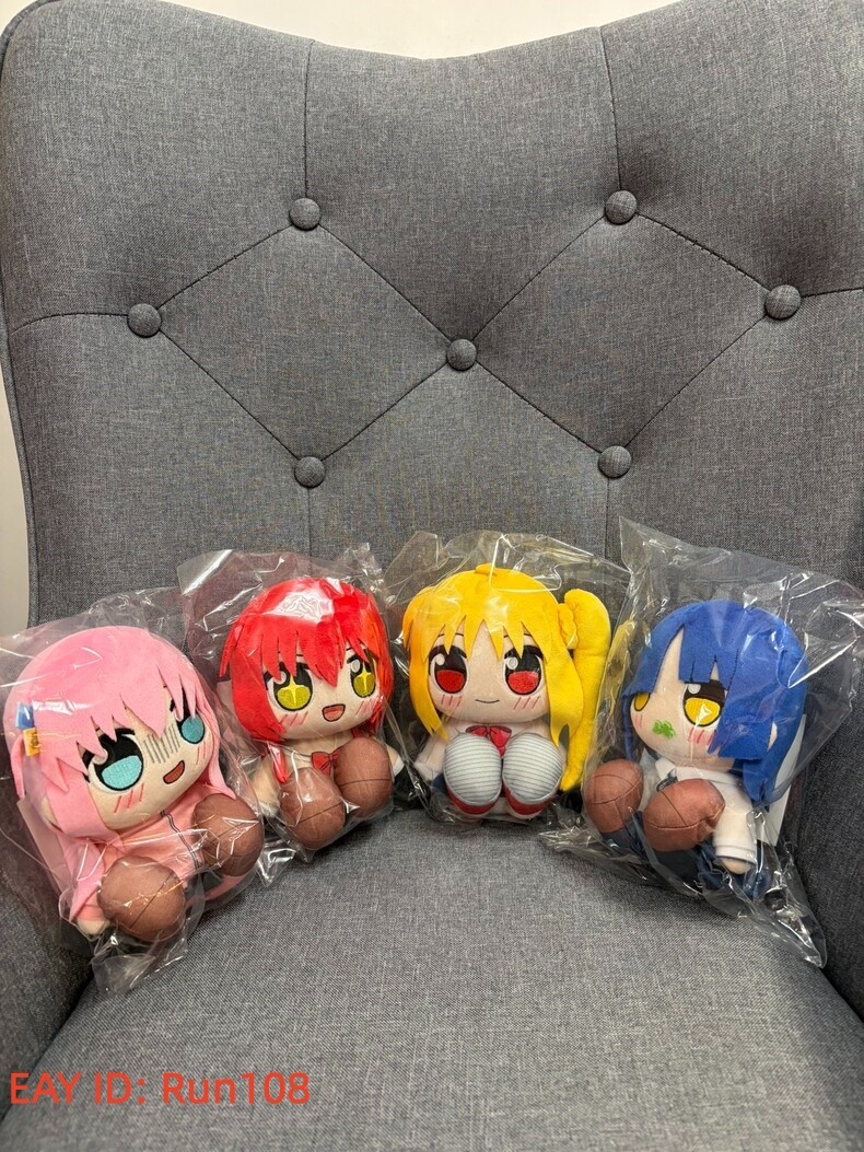 Bocchi the Rock Kuripan Plush Set of 4 Hitori  Nijika Ryo Ikuyo GSC JAPAN Gift