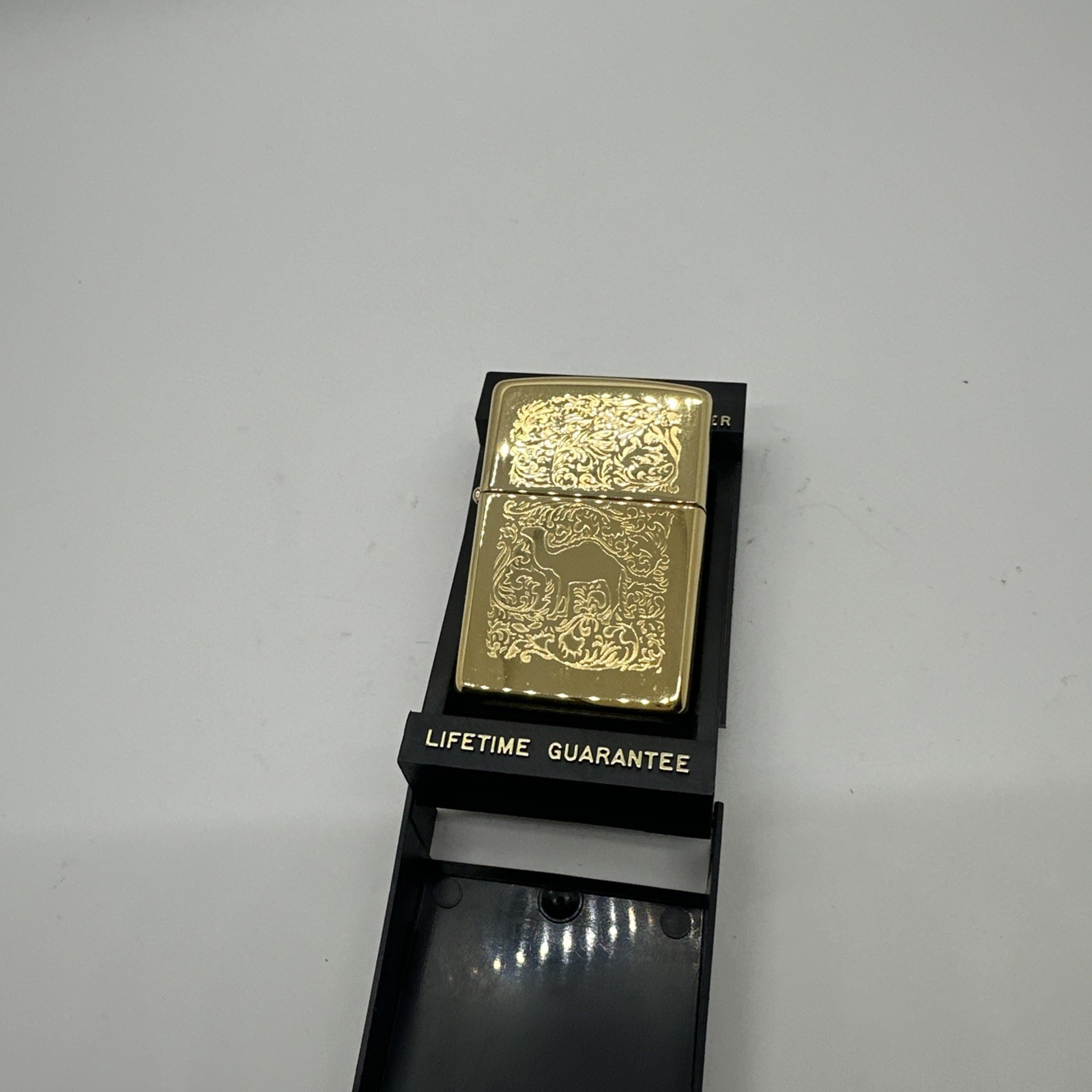 Zippo Camel WESTERN CAMEL 22 kt Gold-Plated 2-Sided Lighter