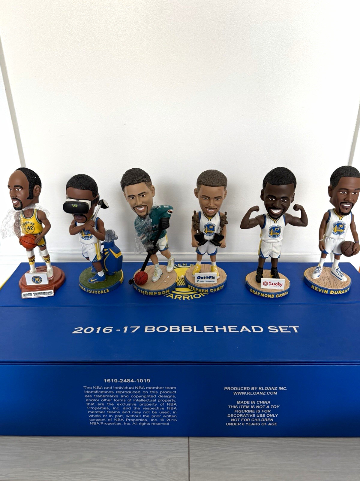 Golden State Warriors 2016-17 Bobblehead Set
