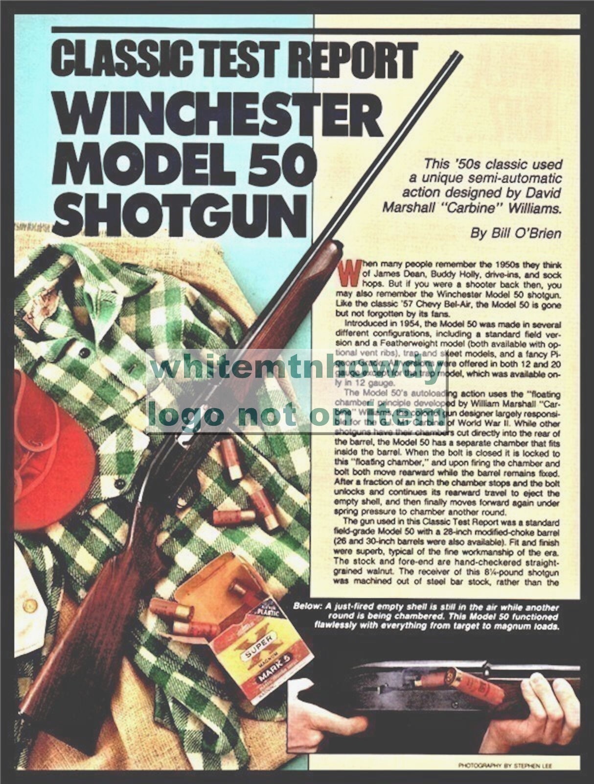 1960 WINCHESTER 100 Semi-Auto Shotgun Article
