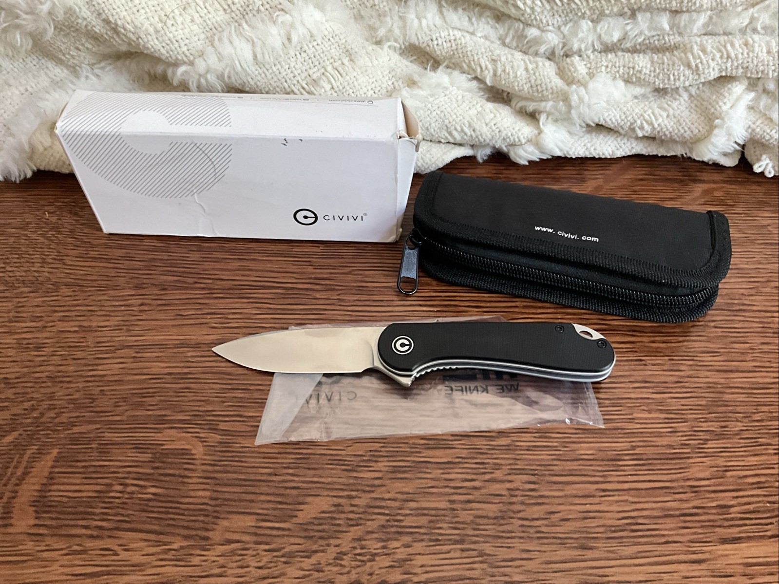 Civivi Elementum C907A -Black G10 / Satin 3\