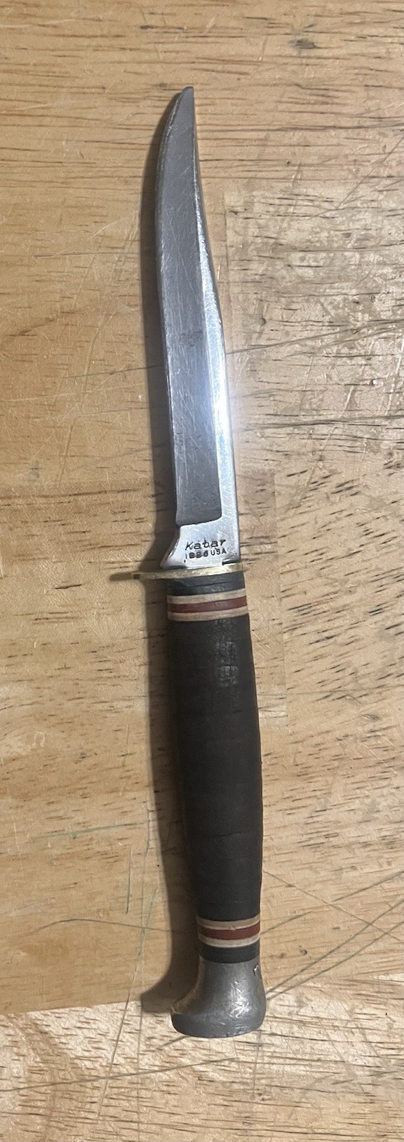 Vintage KaBar Bird and Trout Knife Model 1226 USA Made