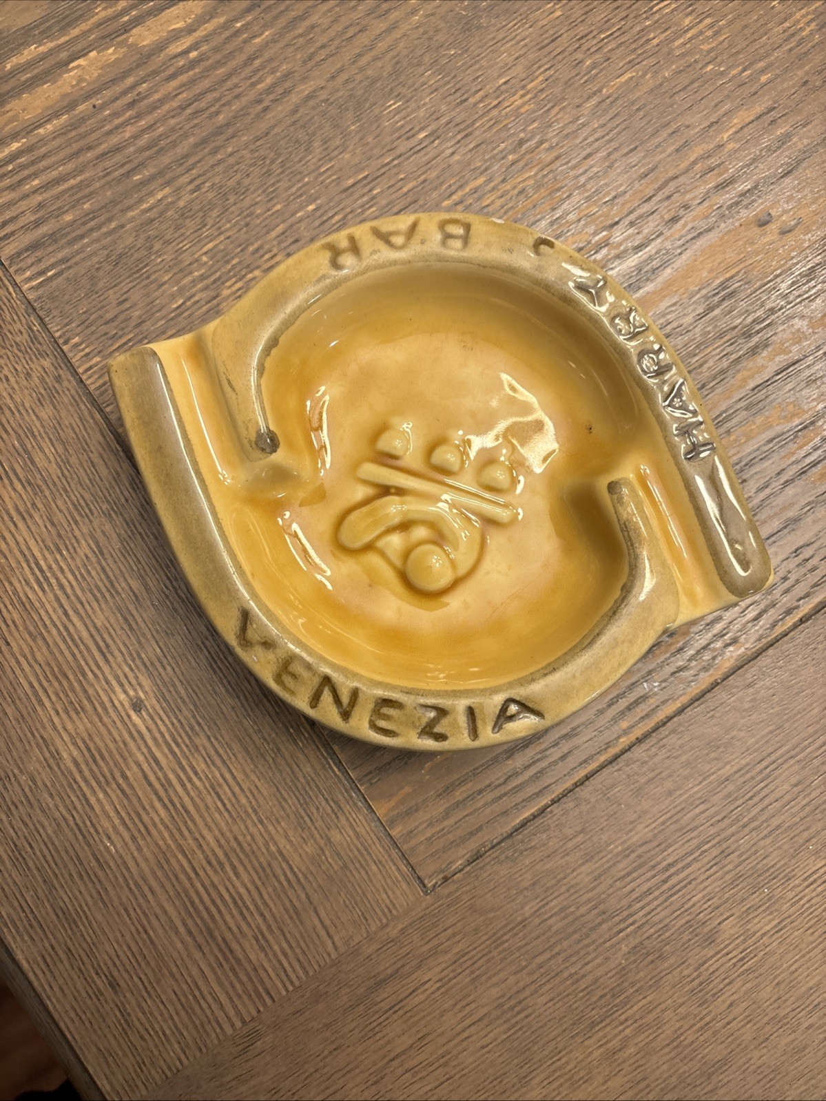 Vintage Harry\'s Bar Venezia ceramic ashtray
