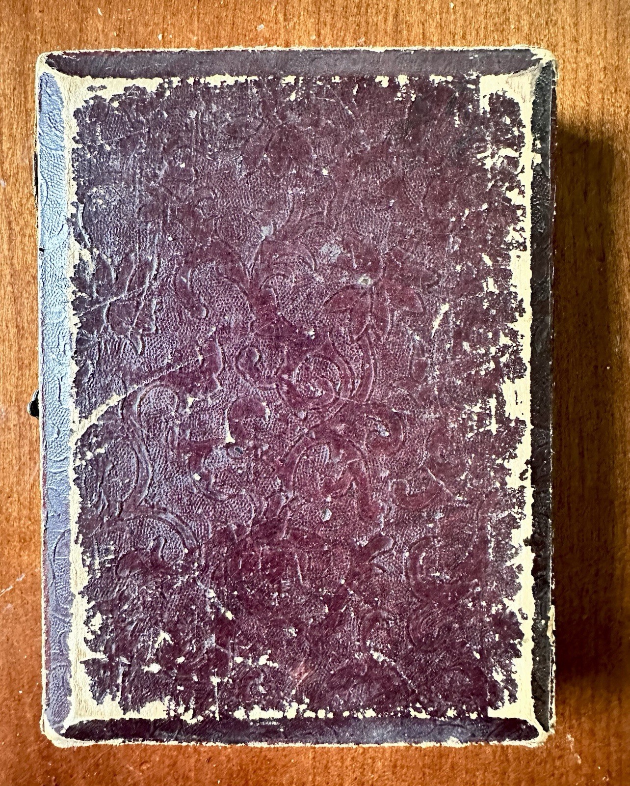 Early 1840s Empty Leather Photo Case Rare