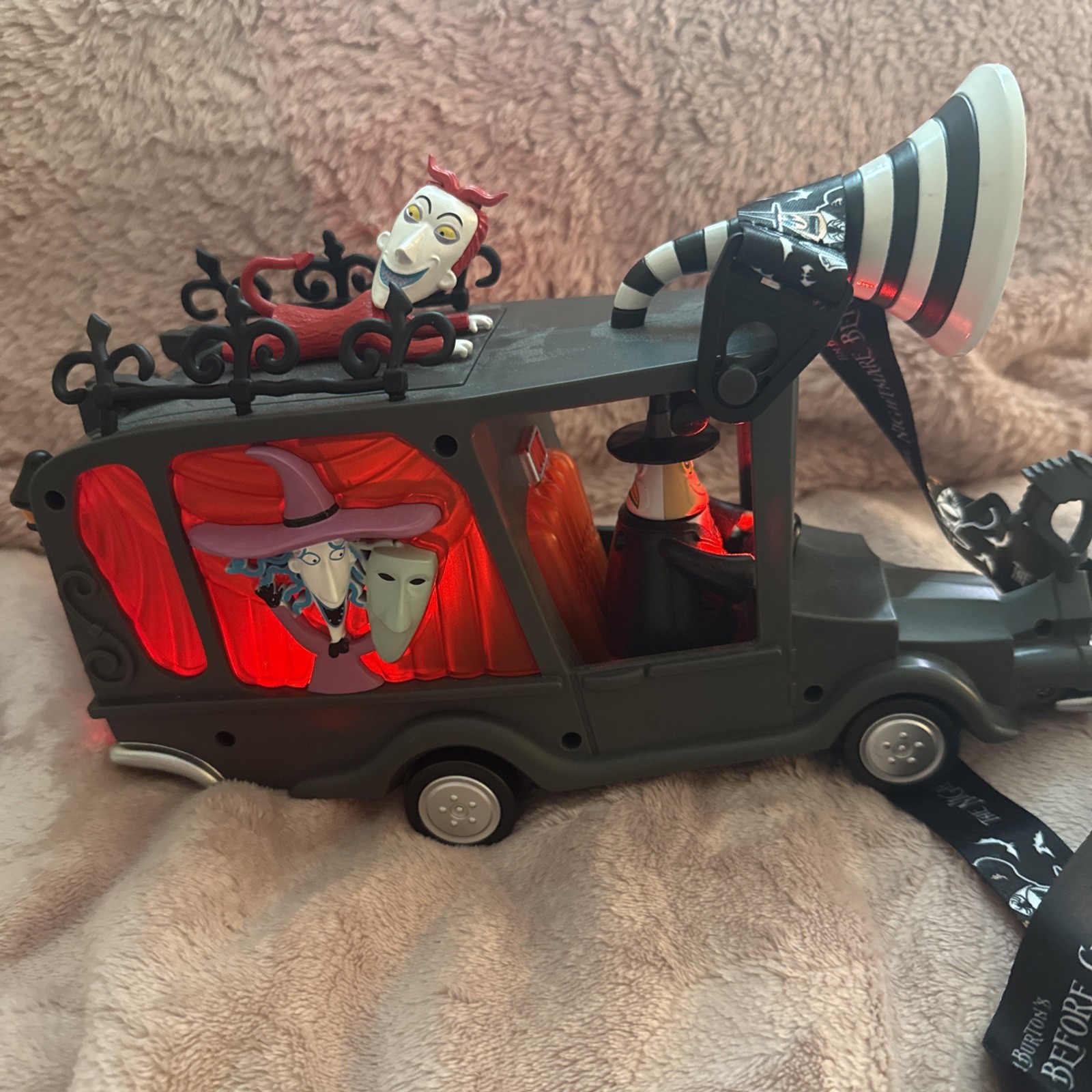 2023 Disney Parks Nightmare Before Christmas Mayors Car Popcorn Bucket Lights Up