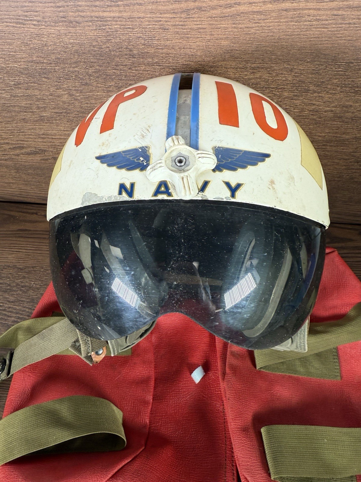 Vintage 1965 US Navy Gentex BPH-2 Flight Helmet VP-10 P-3 Orion Vietnam Era