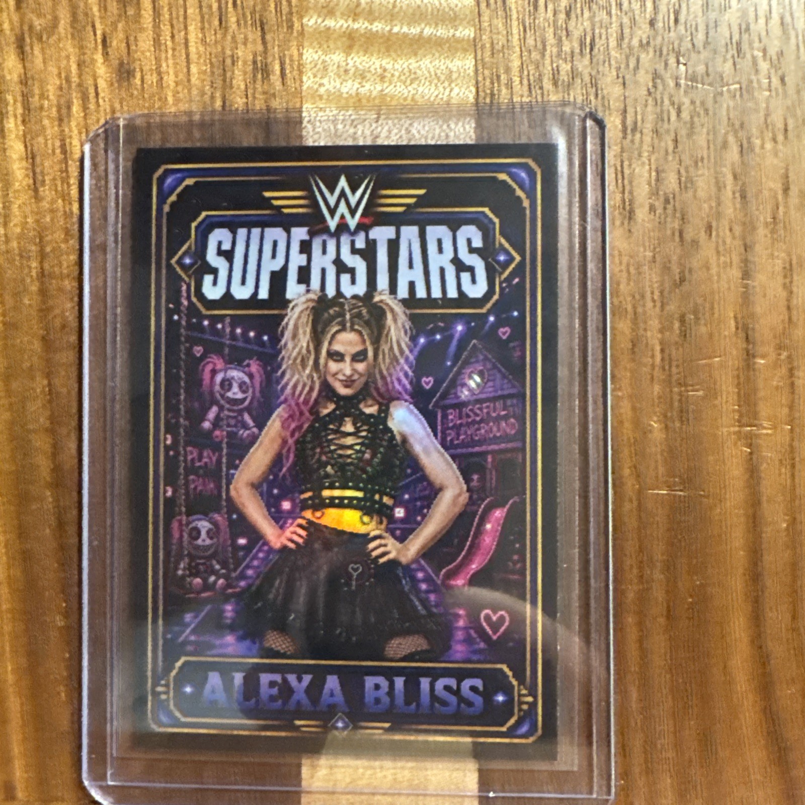 Wwf  WWE Wcw Superstars Alexa Bliss Parody RARE /99