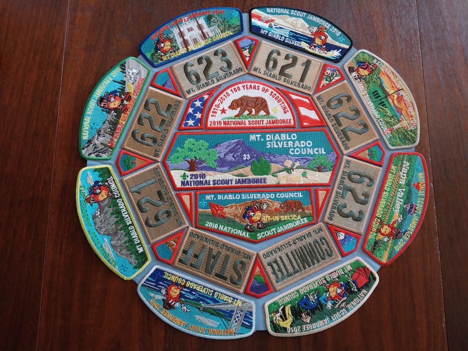 Boy Scouts of America BSA Collectible 2010 Jamboree Council Patch Rondelle New