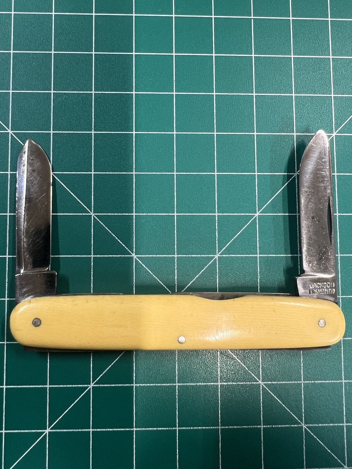 Vintage Jackson Knife &Shear Co. Pocket Knife Fremont Ohio 1900-1914 USA Antique
