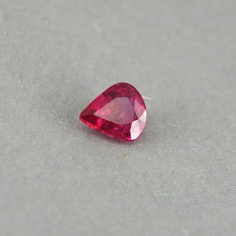 SHOLA Genuine 0,88 Ct Natural Untreated Ruby Purpur Red From Mozambique