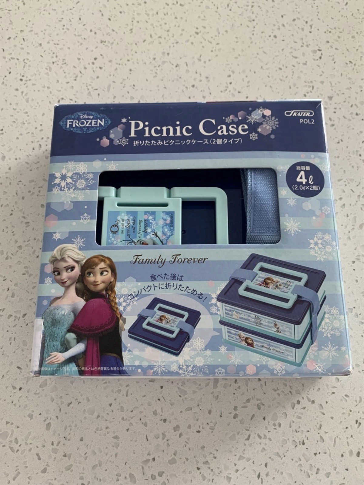 Disney Frozen Picnic Case Tokyo Disneyland Anna Elsa Olaf