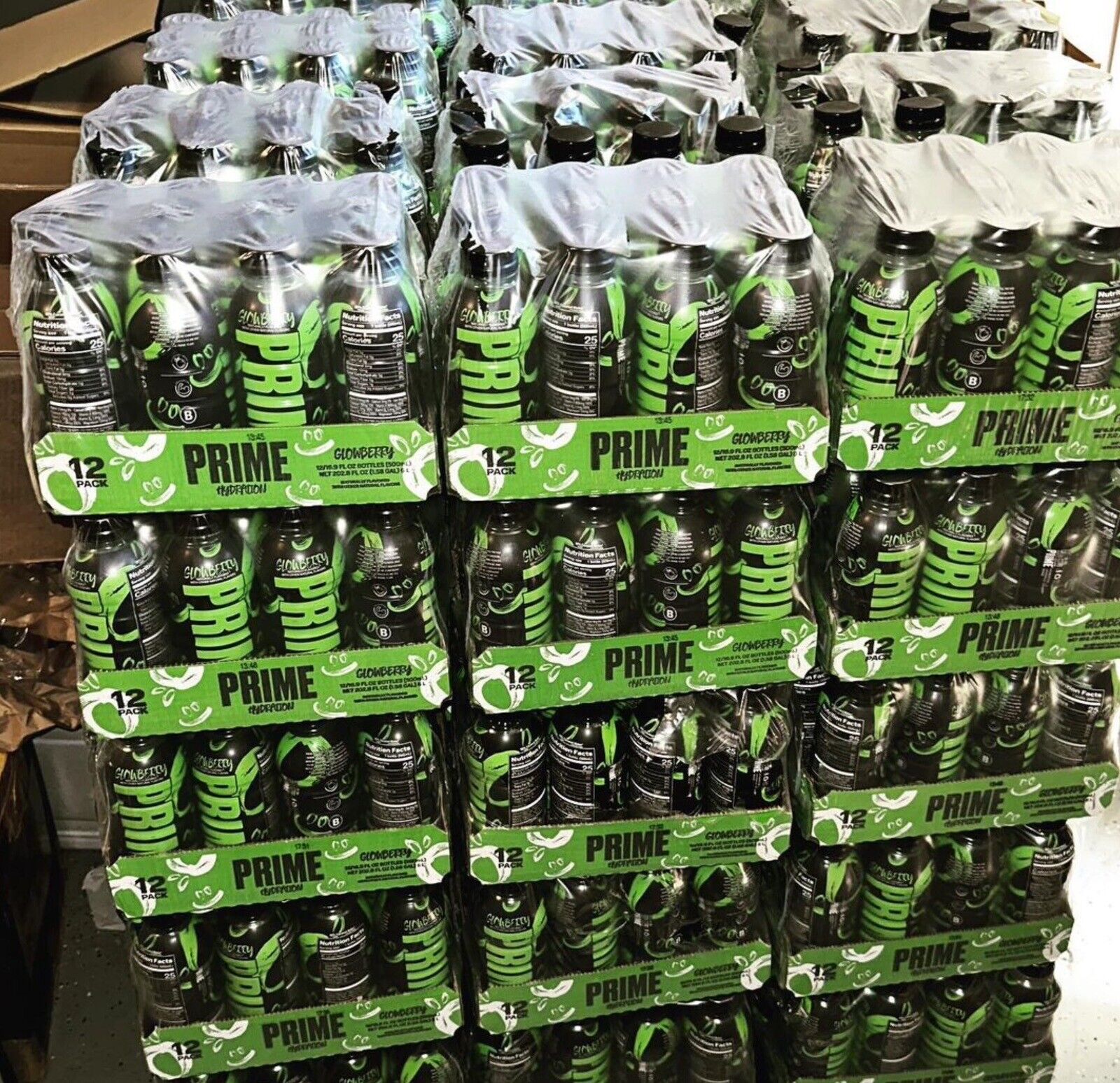 15 PACK Prime Hydration Glowberry KSI Logan Paul NEW Flavor 🍏 GLOBAL SHIPPING