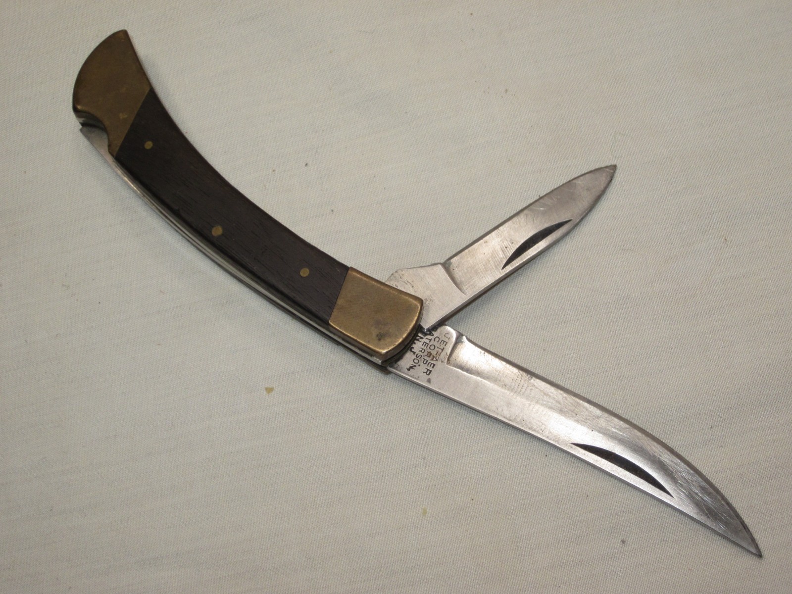 vintage G-96 No. 990 JET-AER pocket knife double blade folding Japanese N.J.
