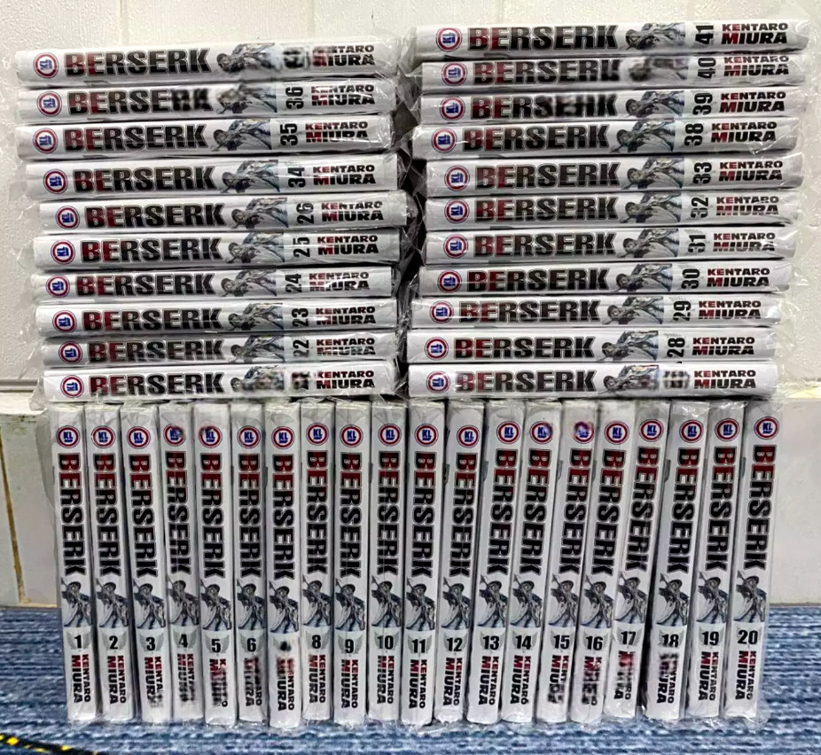 Manga English BERSERK Complete Set by Kentaro Miura Volumes 1-42 Full Set DHL