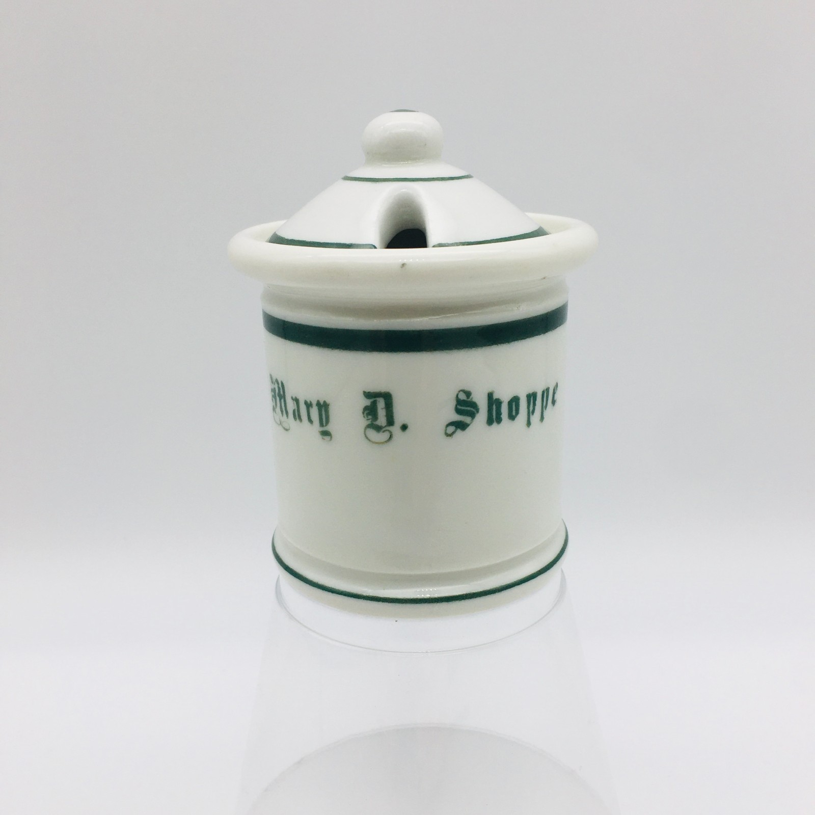 Mary D. Shoppe - Confectionery / Candy Shop or Tea Room - 1932 China Mustard Pot