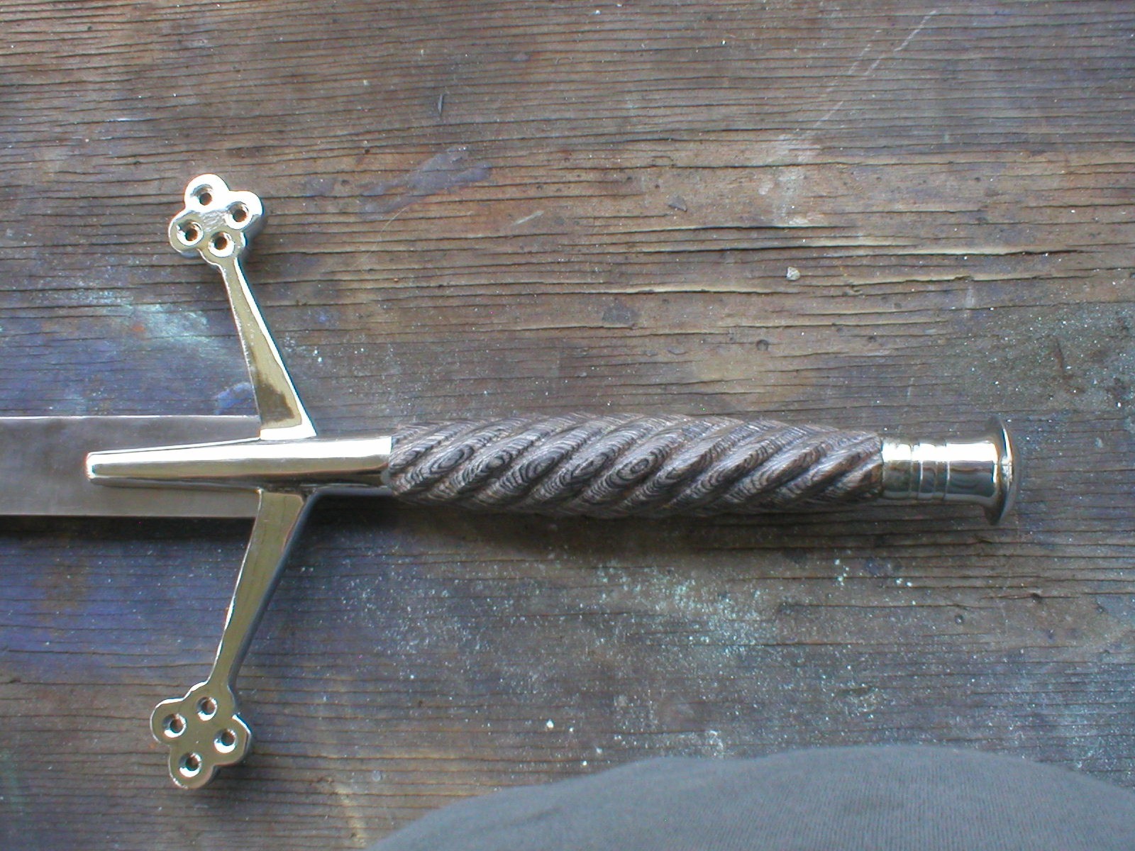 Claymore two handed sword hilt handle